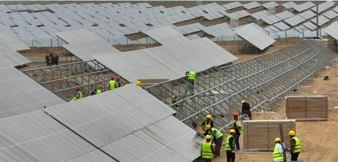 500000 kilowatt photovoltaica generatio potentiae in Yecheng, Xinjiang